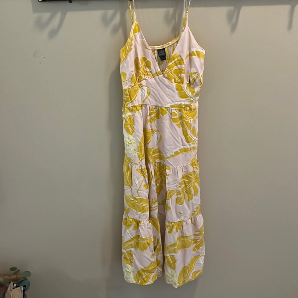 Pink and yellow dress